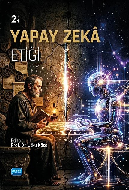 Yapay Zekâ Etiği – Abdurrahman Ali Öncel, Ayşen Özün Türkçetin, Azize Yüksel, Çilem Koçak, Feyza Üzümcü, Gamze Köse, Gülsüm Gizem Aktaş, Hakan Yüksel, İlhan Uysal, Kubilay Tanyeri, Mehmet Can Hanaylı, Mete Köse, Mohammed Ridha Faisal Faisal, Ola Hamzah Rasool Rasool, Omar Najar, Ömer Deperlioğlu, Pınar Koç, Semanur Çö – Nobel Akademik Yayıncılık kitap kapağı