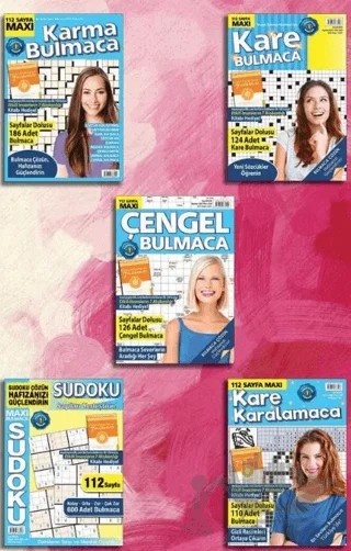 Maxi Bulmaca 5'li Set 03 – Kolektif – Maxi Yayıncılık kitap kapağı