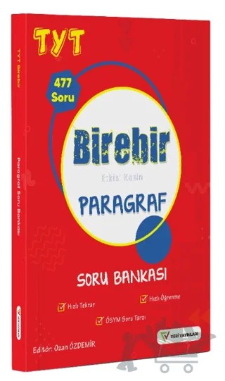 YKS TYT Etkisi Kesin Birebir Paragraf Soru Bankası – Kolektif – Veri Yayınları kitap kapağı