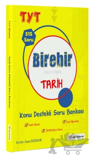YKS TYT Birebir Etkisi Kesin Tarih Konu Destekli Soru Bankası – Kolektif – Veri Yayınları kitap kapağı
