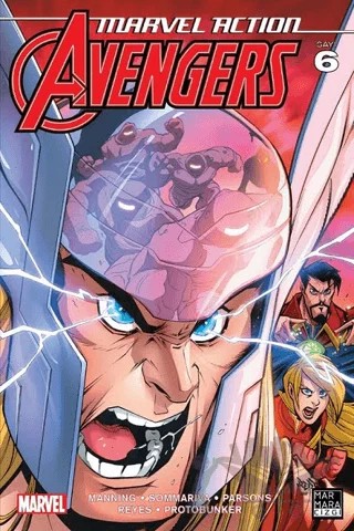 Marvel Action Avengers 6 – Matthew K. Manning – Marmara Çizgi kitap kapağı
