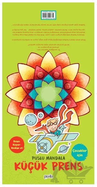 Puslu Mandala - Küçük Prens (Boya-Kopar-Hediye Et) – Kolektif – Puslu Yayıncılık kitap kapağı