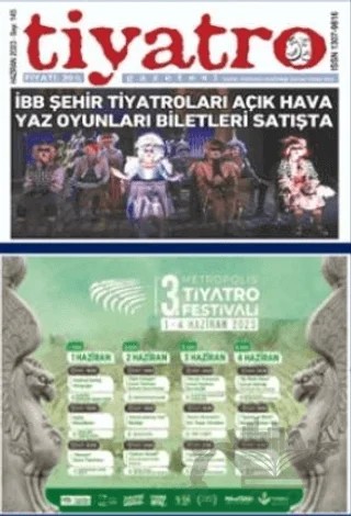 Tiyatro Gazetesi Sayı: 145 - Haziran 2023 – Tiyatro Gazetesi kitap kapağı