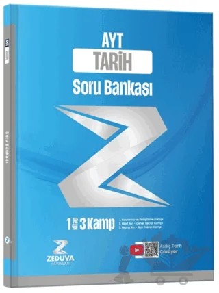 AYT Tarih 1 Kitap 3 Kamp Soru Bankası – Soner Ardıç – Zeduva Yayınları kitap kapağı