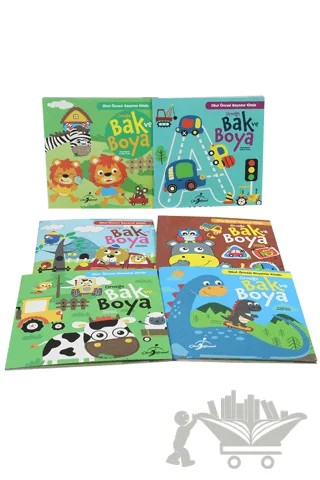 Örneğe Bak ve Boya Seti - 6 Kitap – Ferhat Çınar – Çocuk Gezegeni kitap kapağı