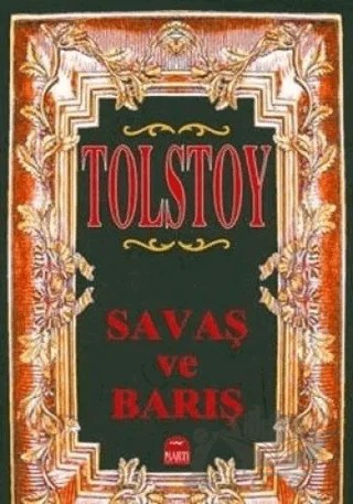 Savaş ve Barış – Lev Nikolayeviç Tolstoy – Martı Yayınları kitap kapağı