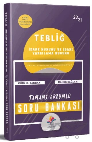2021 Hakimlik TEBLİĞ İdare Hukuku ve İdari Yargılama Hukuku Soru Bankası Çözümlü – Oğuz S. Tarhan, Hacer Sağlam – Dizgi Kitap kitap kapağı