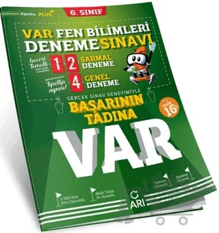 6. Sınıf Fen Bilimleri VAR Deneme Sınavı – Kolektif – Arı Yayıncılık kitap kapağı
