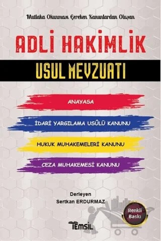 Adli Hakimlik Usul Mevzuatı – Sertkan Erdurmaz – Temsil Kitap kitap kapağı