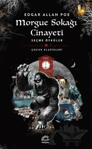 Morgue Sokağı Cinayeti – Edgar Allan Poe – İletişim Yayınevi kitap kapağı