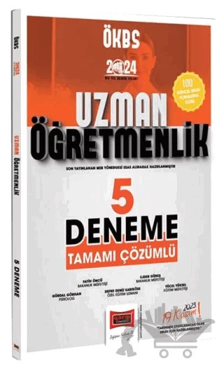 2024 Uzman Öğretmenlik 5 Deneme – Fatih Öncü – Yargı Yayınevi kitap kapağı