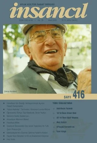 İnsancıl Aylık Kültür Sanat Dergisi Sayı: 416 Mart 2025 – İnsancıl Dergisi Yayınları kitap kapağı