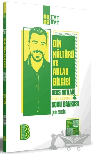 TYT-AYT Din Kültürü ve Ahlak Bilgisi Ders Notları ve Tamamı Video Çözümlü Soru Bankası – Çetin Zencir – Benim Hocam Yayınları kitap kapağı