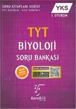 YKS TYT Biyoloji Soru Bankası 1. Oturum – Bekir Kantepe, Murat Aydoğan – Karekök Yayıncılık kitap kapağı