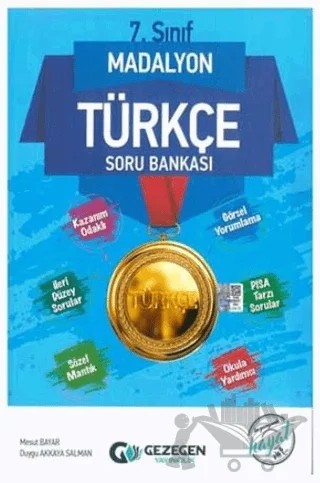 7. Sınıf Madalyon Türkçe Soru Bankası – Kolektif – Gezegen Yayıncılık kitap kapağı