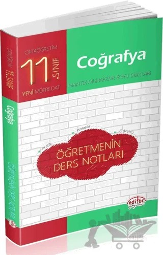 11. Sınıf Coğrafya Öğretmenin Ders Notları – Kolektif – Editör Yayınevi kitap kapağı