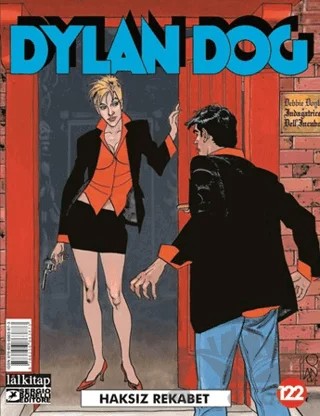 Dylan Dog Sayı 122 - Haksız Rekabet – Pasquale Ruju – Lal Kitap kitap kapağı