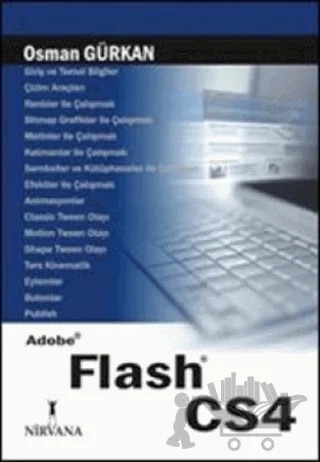 Adobe Flash CS4 – Osman Gürkan – Nirvana Yayınları kitap kapağı