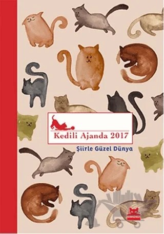 Kedili Ajanda 2017 – Kolektif – Kırmızı Kedi Yayınevi kitap kapağı