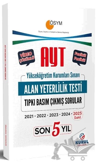 AYT Son 5 Yıl Tıpkı Basım Çıkmış Soru Kitapçıkları – Kolektif – Kurul Yayıncılık kitap kapağı