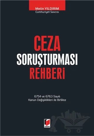 Ceza Soruşturması Rehberi – Metin Yıldırım – Adalet Yayınevi kitap kapağı
