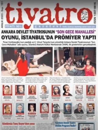 Tiyatro Gazetesi Sayı: 151 - Aralık 2023 – Tiyatro Gazetesi kitap kapağı