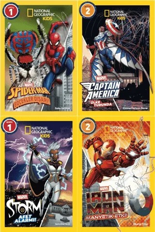 National Geographic Kids - Marvel Kahramanları ile Keşif Yolculuğu Serisi – Kolektif – Beta Kids kitap kapağı