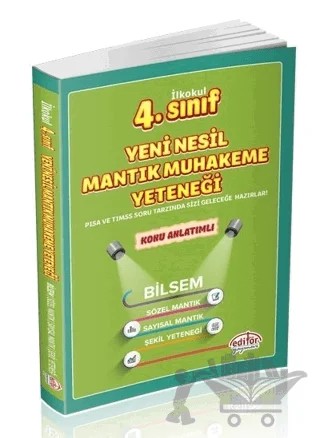 4. Sınıf Yeni Nesil Mantık Muhakeme Yeteneği Konu Anlatımlı – Kolektif – Editör Yayınevi kitap kapağı