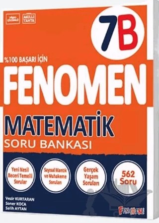 7. Sınıf Matematik Fenomen Soru Bankası – Salih Aytan, Vezir Kurtaran, Soner Koca – Fenomen Yayınları kitap kapağı