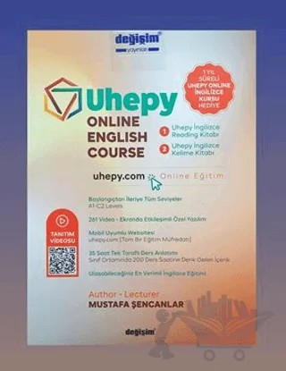 Uhepy Online English Course ( 2 Kitap + Online Eğitim) – Mustafa Şencanlar – Değişim Yayınları kitap kapağı
