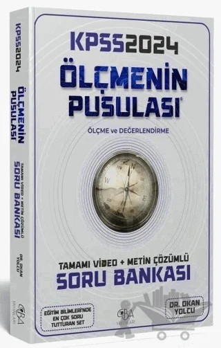 2024 KPSS Eğitim Bilimleri Ölçme ve Değerlendirmenin Pusulası Soru Bankası Video Çözümlü CBA Yayınları – Kolektif – CBA Akademi kitap kapağı