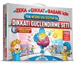 Adeda DGS Dikkati Güçlendirme Seti 3 Yaş (3 Kitap Takım) – Osman Abalı – Adeda Yayınları kitap kapağı
