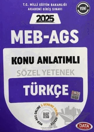 MEB AGS Sözel Yetenek Türkçe Konu Anlatımlı – Kolektif – Data Yayınları kitap kapağı