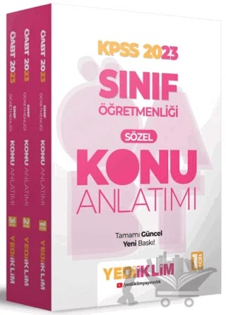 2023 ÖABT Sınıf Öğretmenliği Konu Anlatımlı Modüler Set – Kolektif – Yediiklim Yayınları kitap kapağı