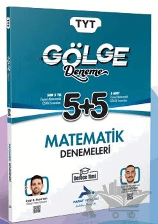 TYT Matematik Gölge Deneme – Kolektif – Paraf Yayınları kitap kapağı