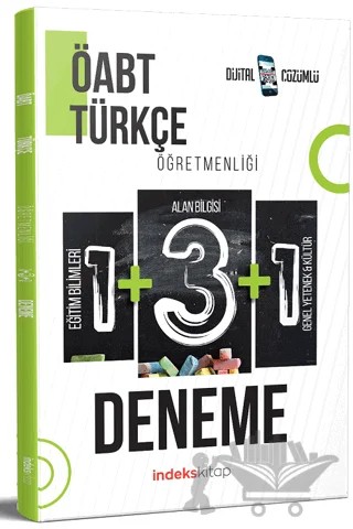 ÖABT Türkçe Öğretmenliği 5 Deneme Dijital Çözümlü – Kolektif – İndeks Akademi Yayıncılık kitap kapağı