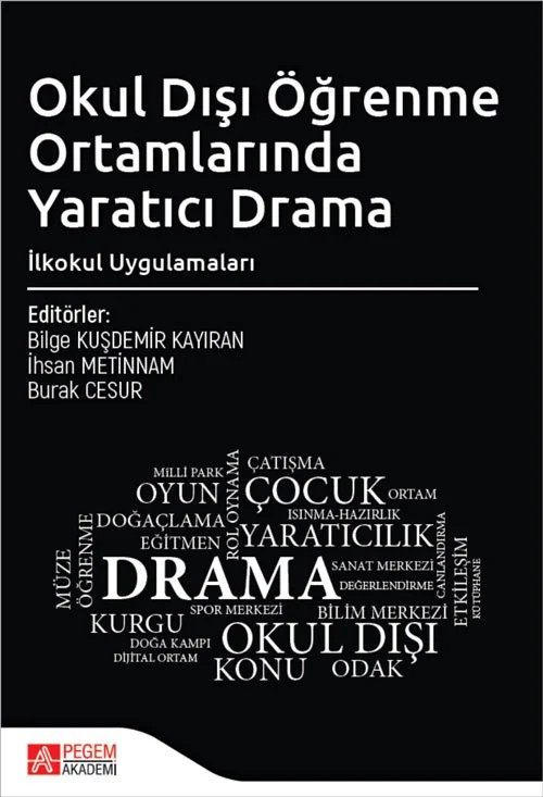 Okul Dışı Öğrenme Ortamlarında Yaratıcı Drama İlkokul Uygulamaları – Pegem Akademi Yayıncılık kitap kapağı