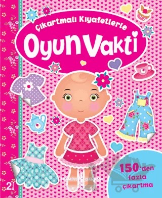 Çıkartmalı Kıyafetlerle Oyun Vakti – Kolektif – İş Bankası Kültür Yayınları kitap kapağı