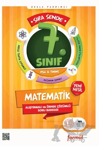 Sıra Sende 7. Sınıf Matematik Soru Bankası – Oktay Ayaşan – Formül Yayınları kitap kapağı