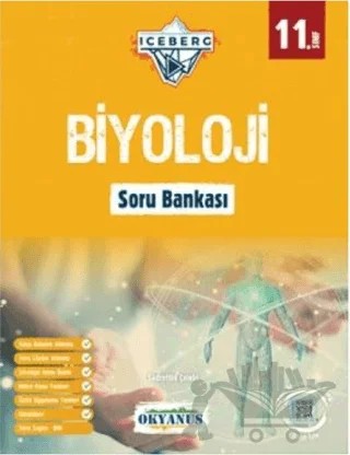 11. Sınıf Iceberg Biyoloji Soru Bankası – Sadrettin Çelebi – Okyanus Yayınları kitap kapağı