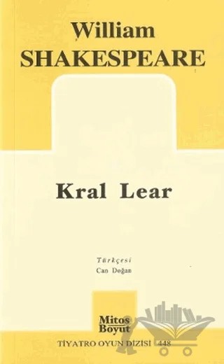 Kral Lear – William Shakespeare – Mitos Boyut Yayınları kitap kapağı