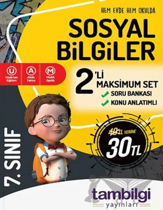 7. Sınıf Sosyal Bilgiler 2'li Maksimum Set – Kolektif – Tambilgi Yayınları kitap kapağı