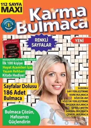 Maxi Karma Bulmaca 22 – Bertan Kodamanoğlu – Maxi Yayıncılık kitap kapağı