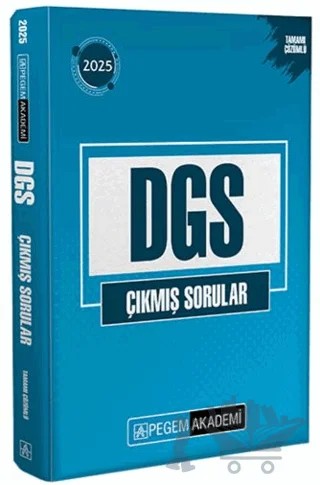 2025 DGS Çıkmış Sorular Tamamı Çözümlü – Kollektif – Pegem Akademi Yayıncılık kitap kapağı