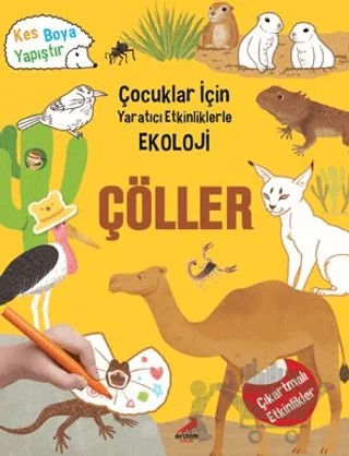 Çöller - Çocuklar İçin Yaratıcı Etkinliklerle Ekoloji – Kim Myung Hee – Erdem Çocuk kitap kapağı