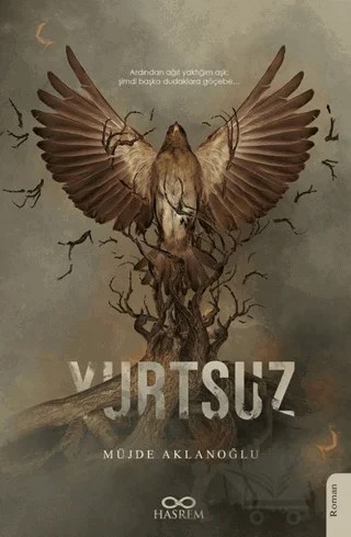 Yurtsuz – Müjde Aklanoğlu – Hasrem Yayınları kitap kapağı