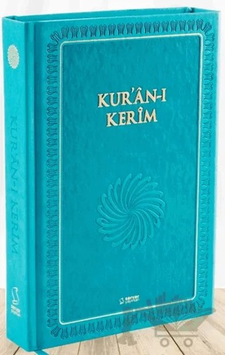 Kur'an-ı Kerim (Büyük Boy - Mıklepli Ciltli- Turkuaz) – Kolektif – Server Yayınları kitap kapağı