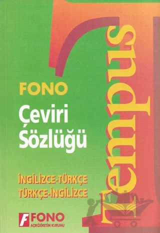 Tempus Çeviri Sözlüğü (İngilizce / Türkçe - Türkçe / İngilizce) – Kolektif – Fono Yayınları kitap kapağı