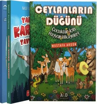Eğlenceli Çocuk Hikayeleri Seti (3 Kitap Takım) – Mustafa Akgün, Nasıf Altıntaş – Yediveren Çocuk kitap kapağı