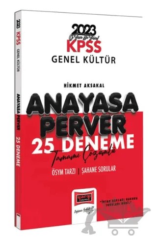 Yargı Yayınları 2023 KPSS Anayasaperver Tamamı Çözümlü 25 Deneme – Hikmet Aksakal – Yargı Yayınevi kitap kapağı